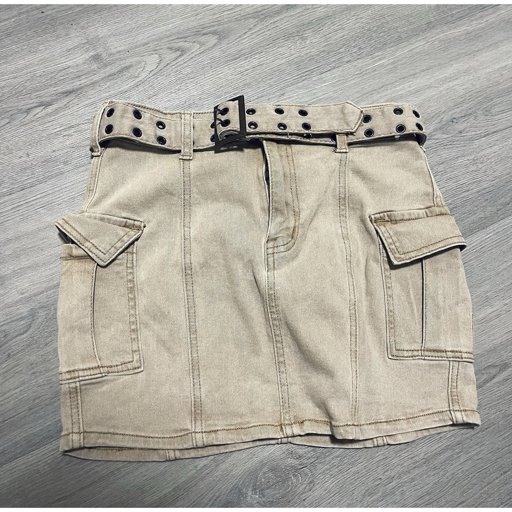 Sincerely Jules Skirt 1/24 ‎ Mini Retro Belt Zipper Y2K Preppy
